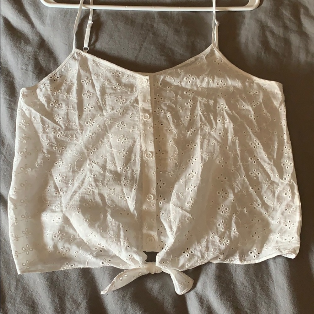 White tank top